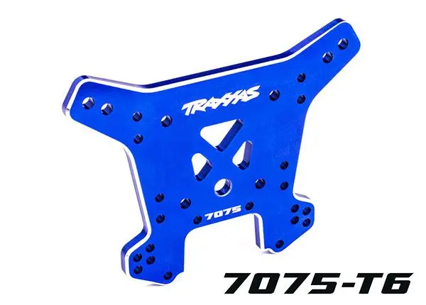 Traxxas Shock Tower, Rear, 7075-T6 Aluminum (Blue-Anodized) 1