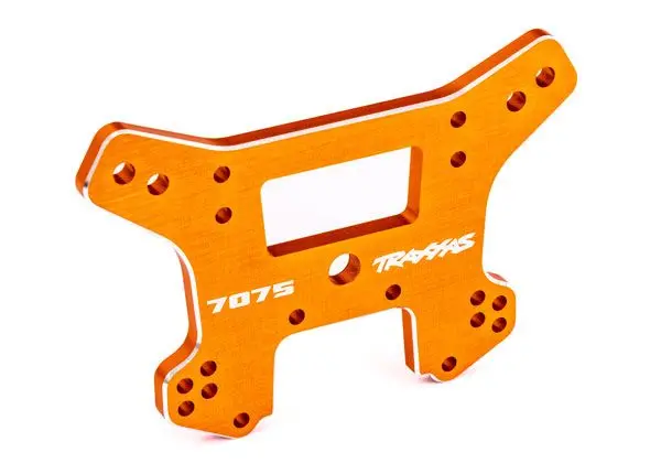 Traxxas Shock Tower, Rear, 7075-T6 Aluminum (Orange-Anodized) 1