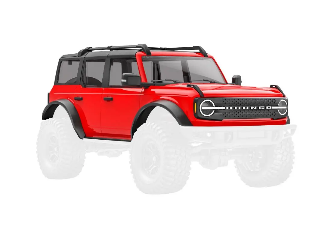 Traxxas Trx-4M Ford Bronco Complete Body (Red) 1