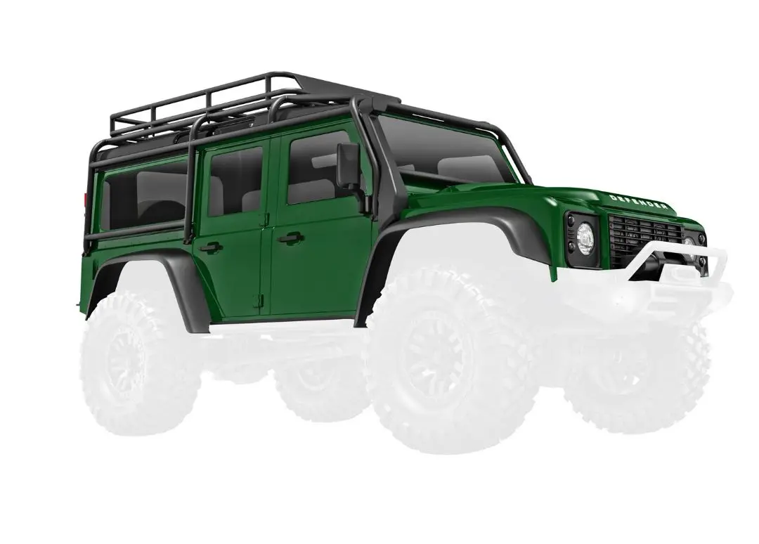Traxxas Trx-4M Land Rover Defender Complete Body (Green) 1