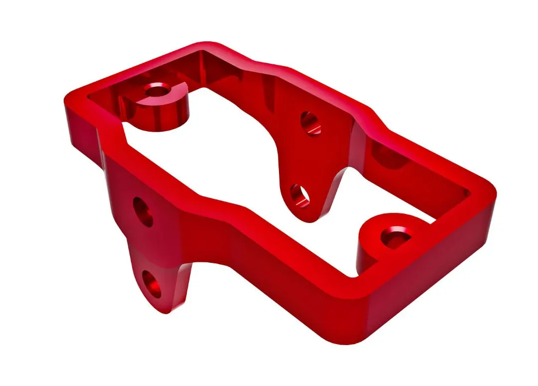 Traxxas Servo Mount, 6061-T6 Aluminum (Red-Anodized) 1