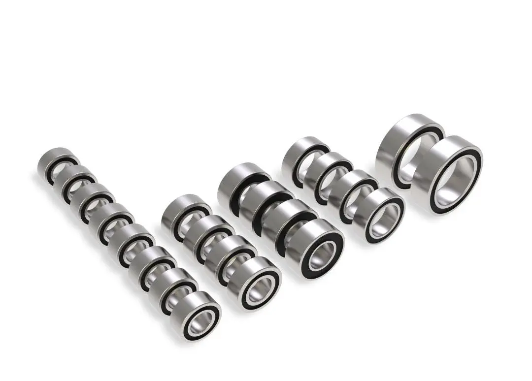Traxxas Ball Bearing Set, Black Rubber Sealed, Complete (3X6x2.5Mm (8), 5X8x2.5Mm (4), 4X8x3mm (4), 8X12x3.5Mm (2), 3.5X7x2.5Mm (4)) 1