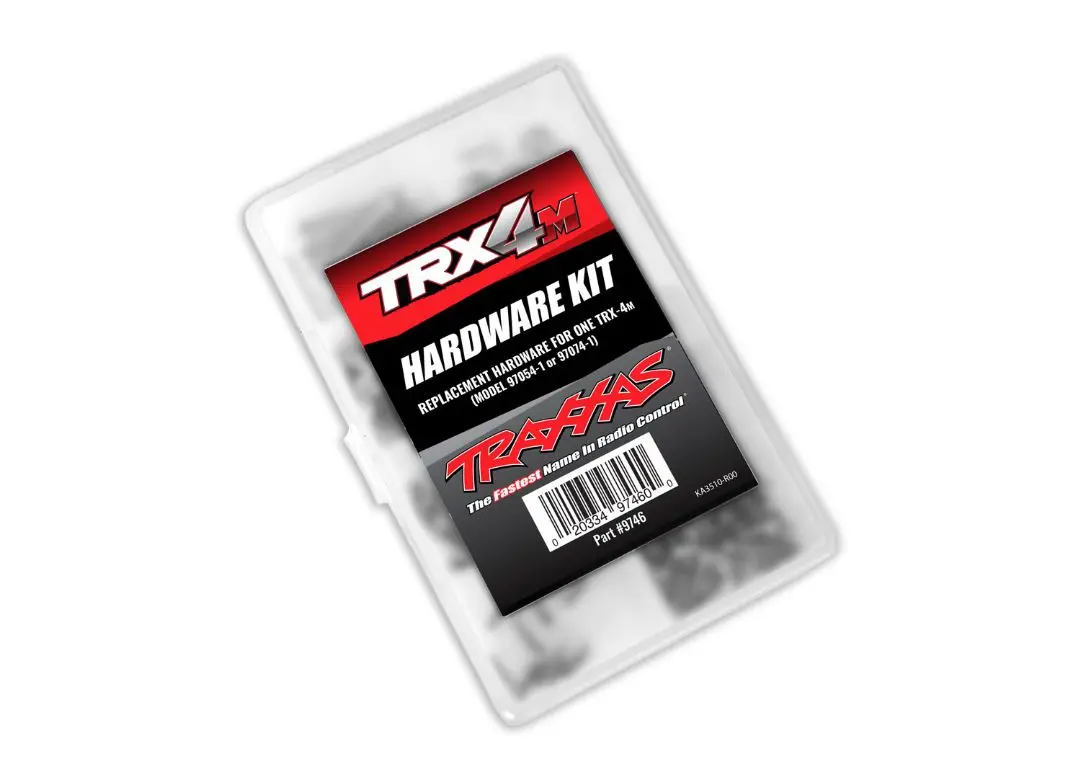 Traxxas Hardware Kit, Complete (Contains All Hardware Used On 1/18-Scale Ford Bronco Or Land Rover Defender) (Includes Clear Plastic Storage Container) 1
