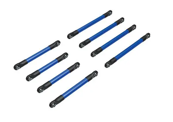 Traxxas Suspension Link Set, 6061-T6 Aluminum (Blue-Anodized) (Includes 5X53mm Front Lower Links (2), 5X46mm Front Upper Links (2), 5X68mm Rear Lower Or Upper Links (4)) 1