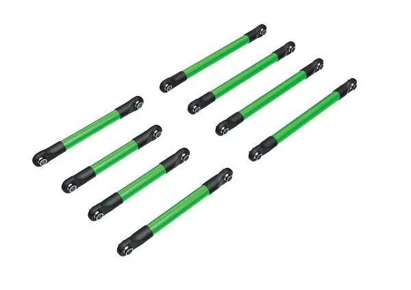 Traxxas Suspension Link Set, 6061-T6 Aluminum (Green-Anodized) (Includes 5X53mm Front Lower Links (2), 5X46mm Front Upper Links (2), 5X68mm Rear Lower Or Upper Links (4)) 1
