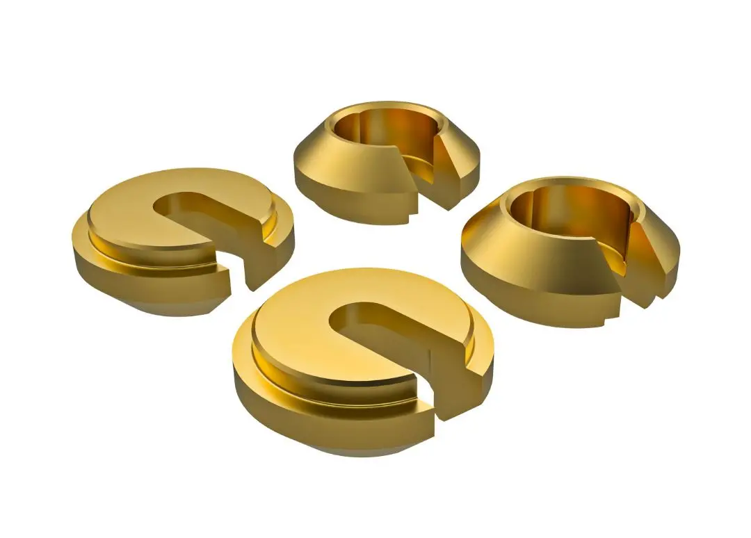Traxxas Lower Retainer, Shock, Brass (1 Gram) (4) 1