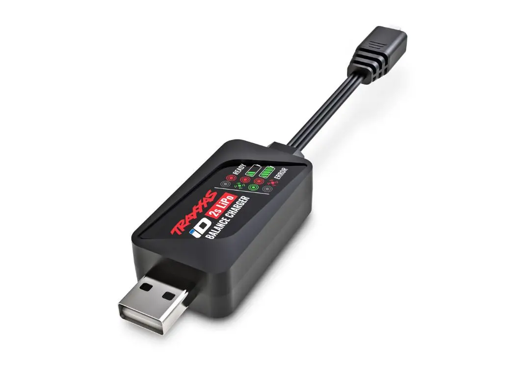 Traxxas Charger, Id Balance, Usb (2-Cell 7.4 Volt Lipo With Id Connector Only) 1
