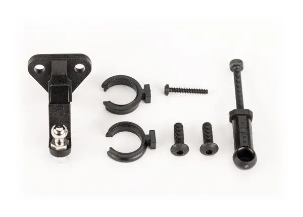 Traxxas Trailer Hitch (Assembled)/ Trailer Coupler/ 3Mm Spring Pre-Load Spacers (2)/ 2.5X8mm Bcs (2)/ 1.6X10mm Bcs (Self-Tapping) (1) 1