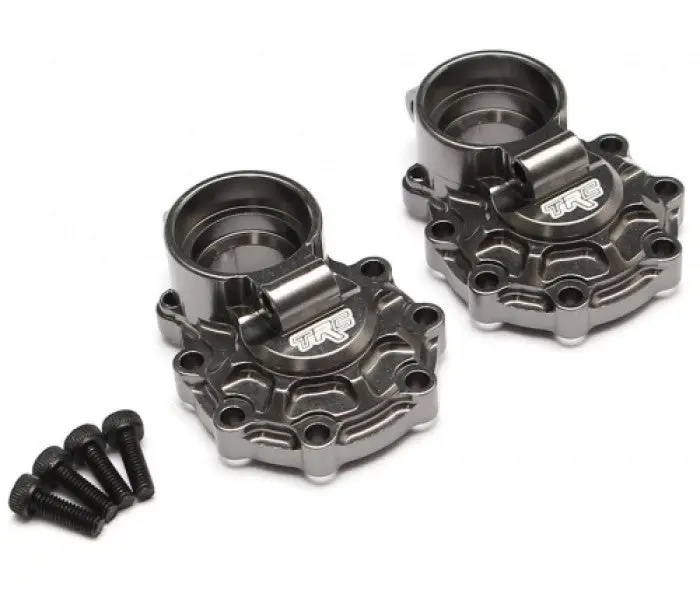 Team Raffee Aluminum Rear Portal Inner Housing (2) Gun Metal 1