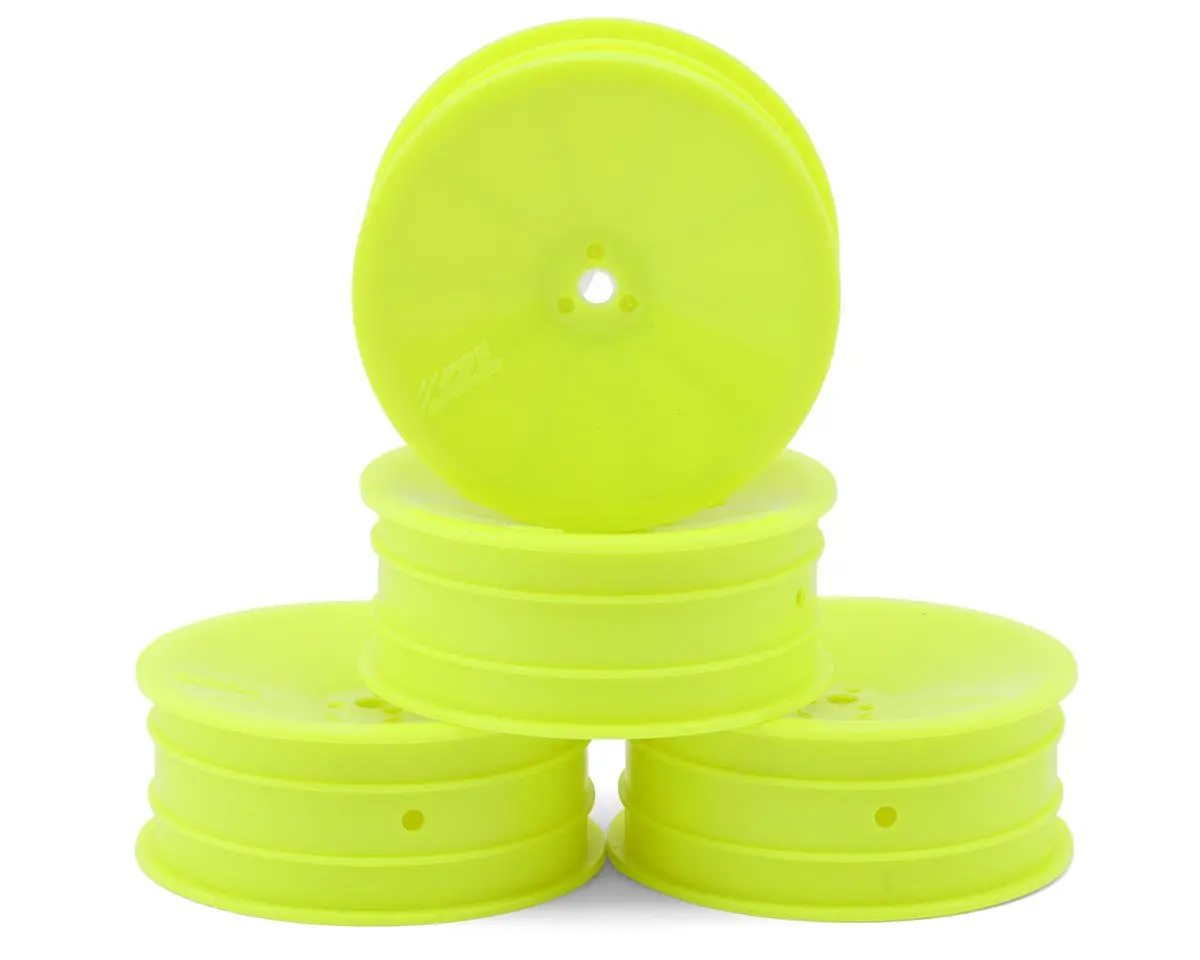 Tzo Tires 2Wd 2.2" Front 1/10 Buggy Wheels (Yellow) (4) 1