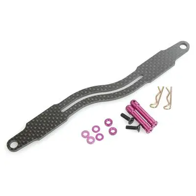 Schumacher C/F Lipo Strap And Posts - Mi1-Mi4 1