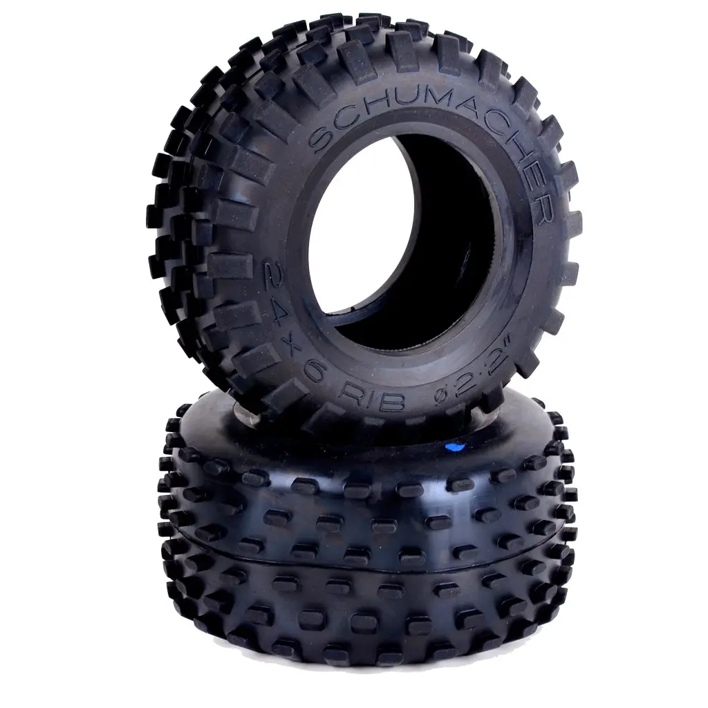 Schumacher Stagger Rib - Yellow - Truck Tires (Pr) 1