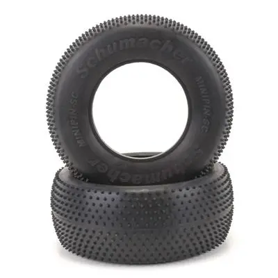 Schumacher Short Course Tire - Mini Pin - Blue (Pr) 1
