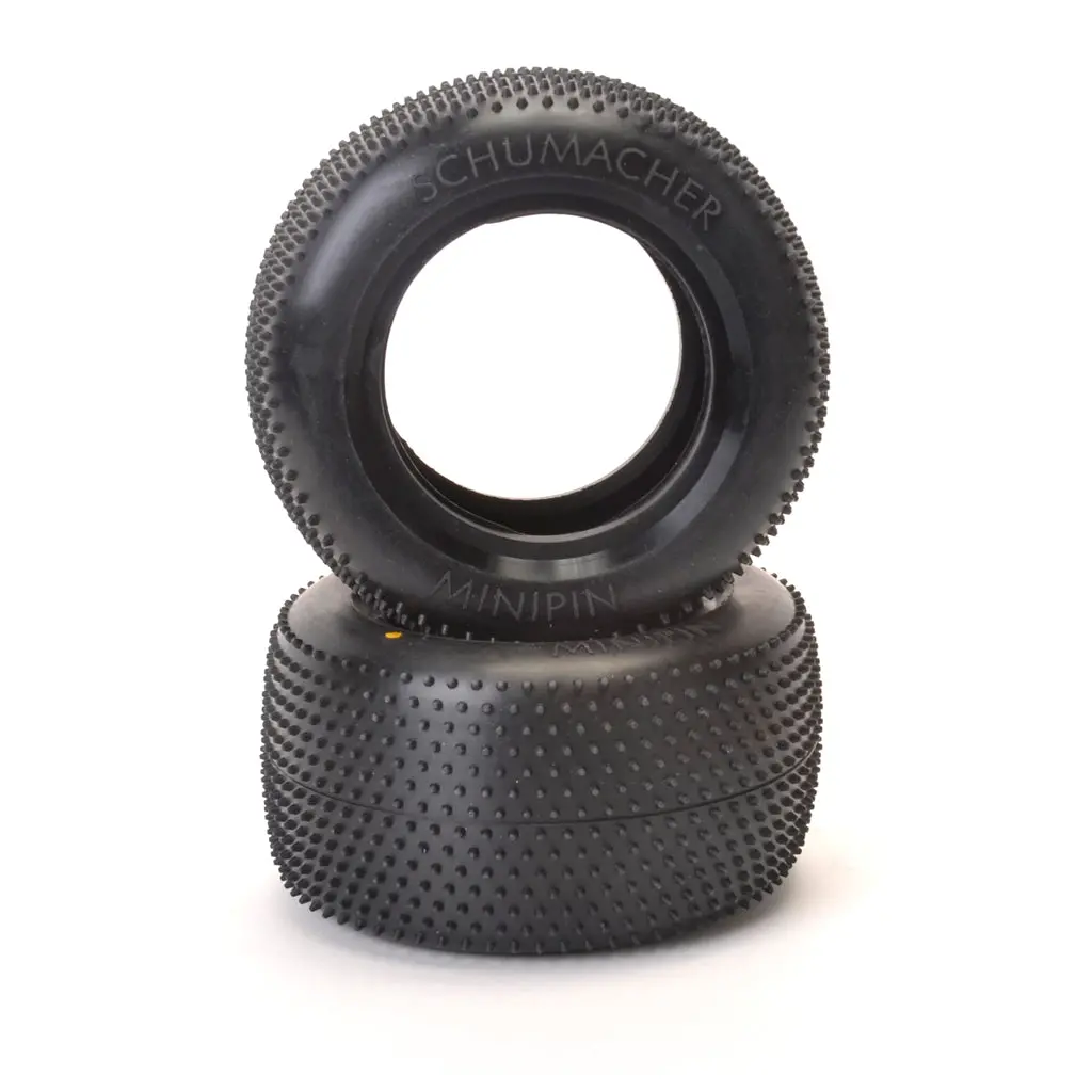 Schumacher Mini Pin - Yellow - Truck Tire - Pr 1