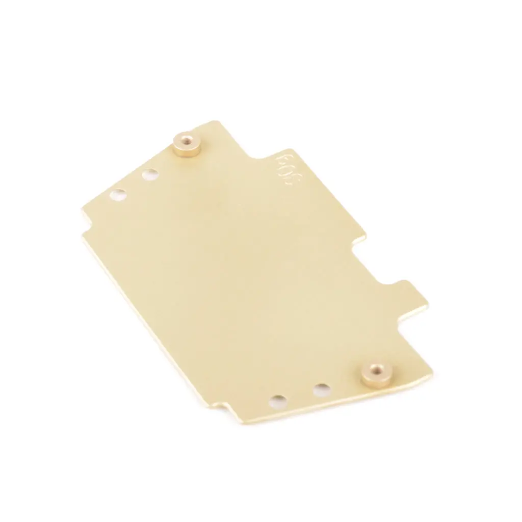 Schumacher Brass Radio Plate (30G) - Cougar-Laydown 1