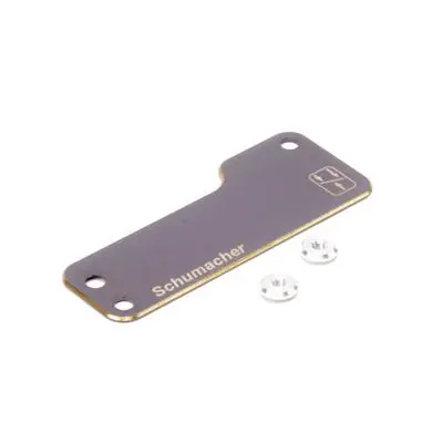 Schumacher Brass Radio Tray - L1r 1