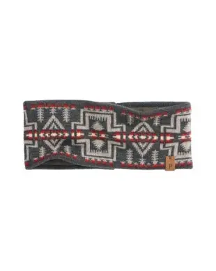 Pendleton Fleece Lined Headband In Harding Olive 1