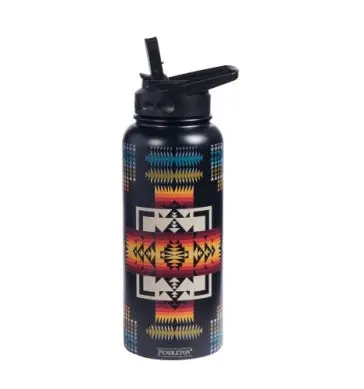 Pendleton Insulated Bottle Chief Joseph In Black 1