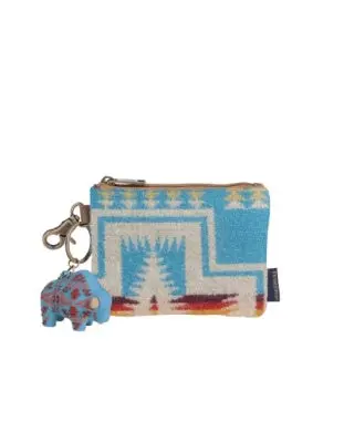 Pendleton Bison Id Pouch In Harding Turquoise 1