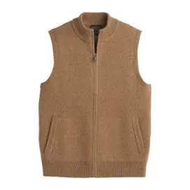 Pendleton Men's Wool Sweater Vest In Tan Mix 1