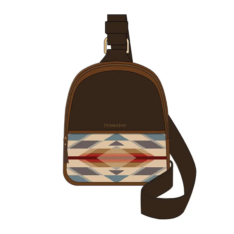 Pendleton Mini Sling Backpack In Wyeth Trail 1