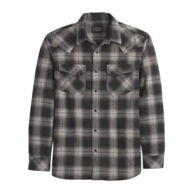 Pendleton Men's Wyatt Shirt In Charcoal Grey Plaid 1