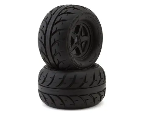 Upgrade Rc Street Radials 2.8" Pre-Mounted On-Road Tires W/5-Star Wheels (2) (17Mm/14Mm/12Mm Hex) 1