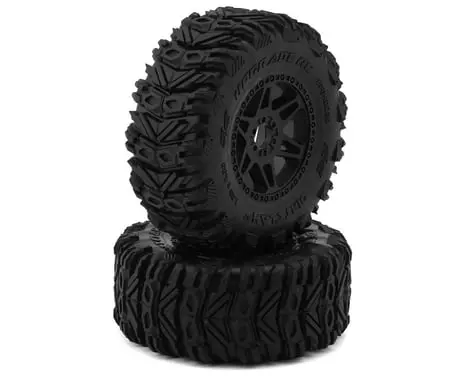 Upgrade Rc Dirt Claw Sc 2.2/3.0" Pre-Mounted Belted Short Course Truck Tires (2) (17Mm/14Mm/12Mm Hex) 1