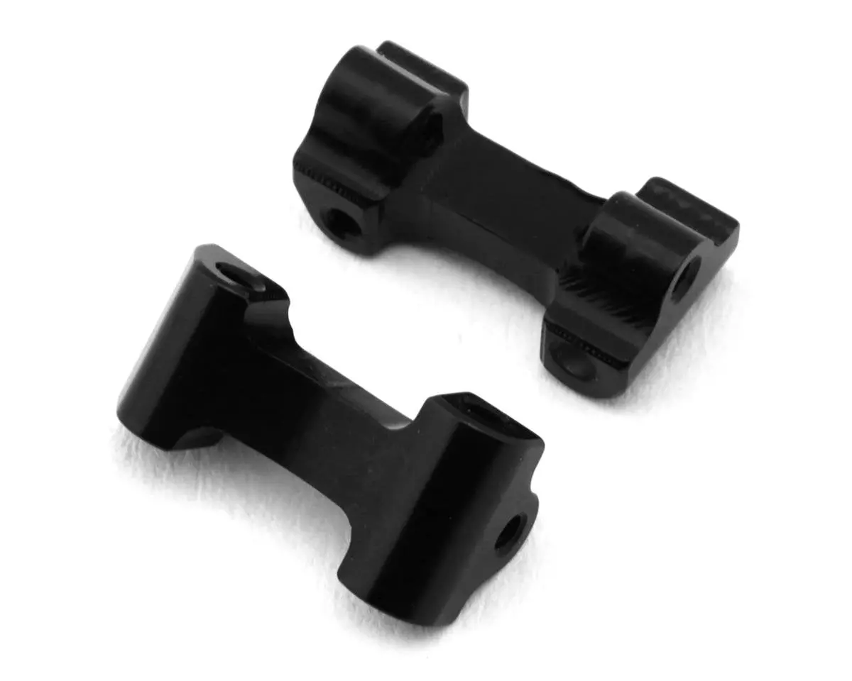 Upgrade Rc Machined 7075 Aluminum Front Caster Blocks For Losi® Micro-B™ (Black) (2) 1
