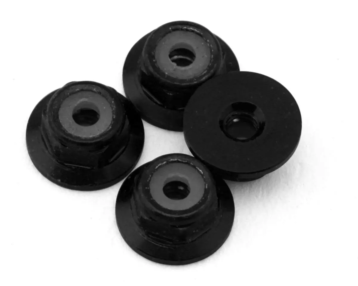 Upgrade Rc Aluminum 2Mm Wheel Lock Nuts For Losi® Micro-B™ (Black) (4) 1