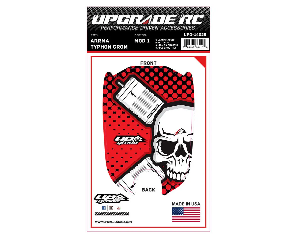 Upgrade Rc Chassis Protector For Arrma™ Typhon Grom (Mod 1) (1) 1