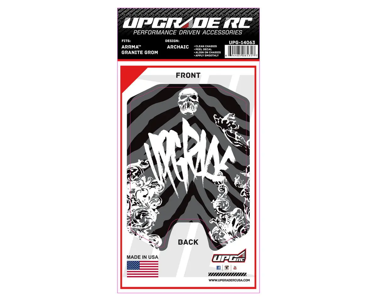 Upgrade Rc Chassis Protector For Arrma® Granite™ Grom (Archaic) (1) 1
