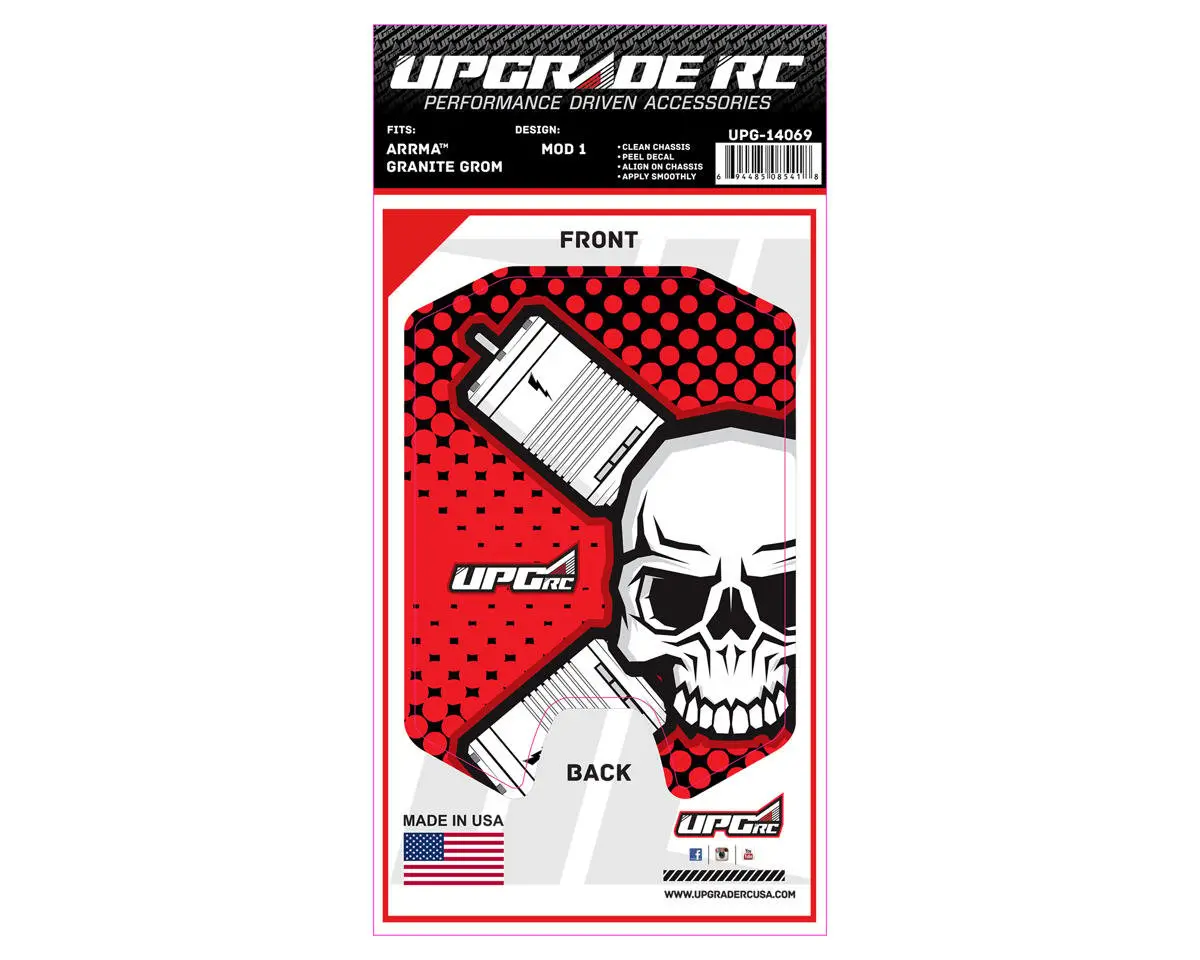 Upgrade Rc Chassis Protector For Arrma® Granite™ Grom (Mod 1) (1) 1