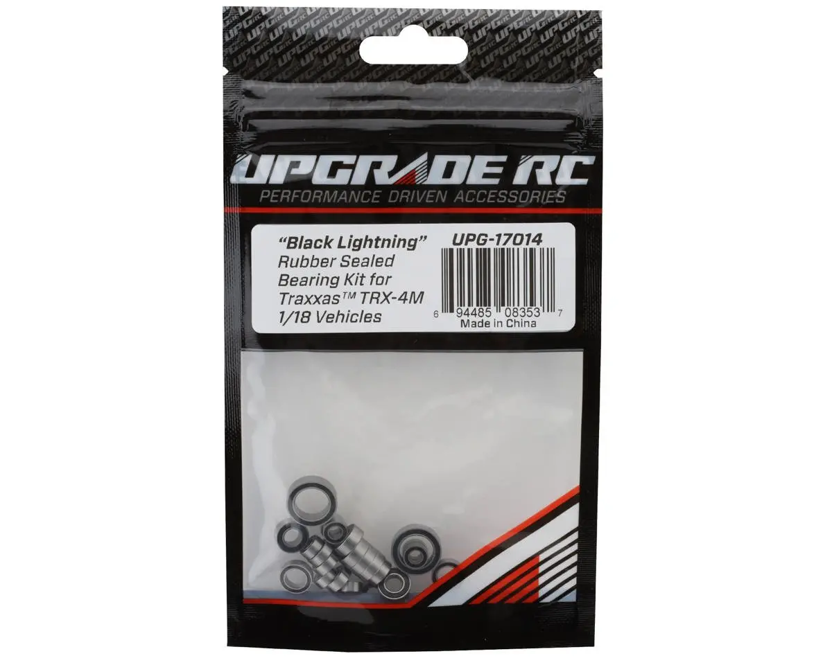 Upgrade Rc "Black Lightning" Rubber Sealed Bearing Kit For Traxxas™ Trx-4M™ 1