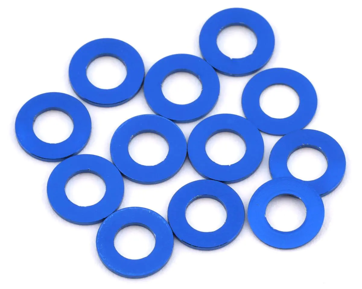 V-Force Designs 3X6x.5Mm Ball Stud Shims (Blue) (12) 1