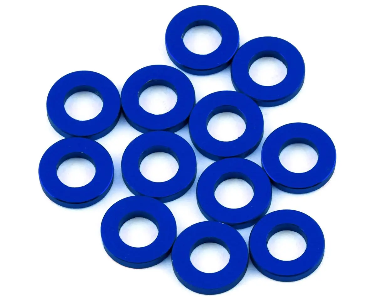 V-Force Designs 3X6x1.0Mm Ball Stud Shims (Blue) (12) 1