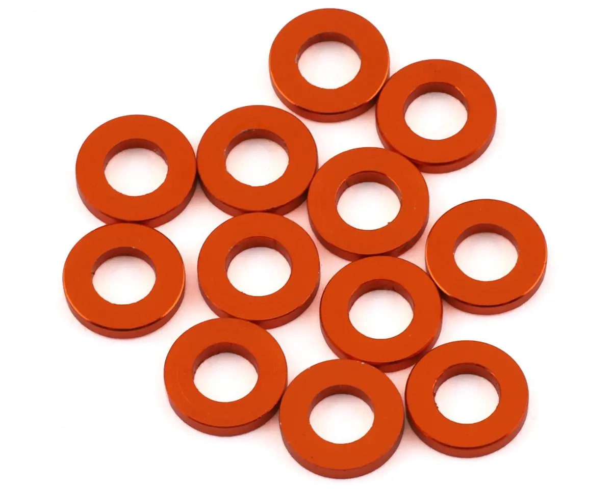 V-Force Designs 3X6x1.0Mm Ball Stud Shims (Orange) (12) 1