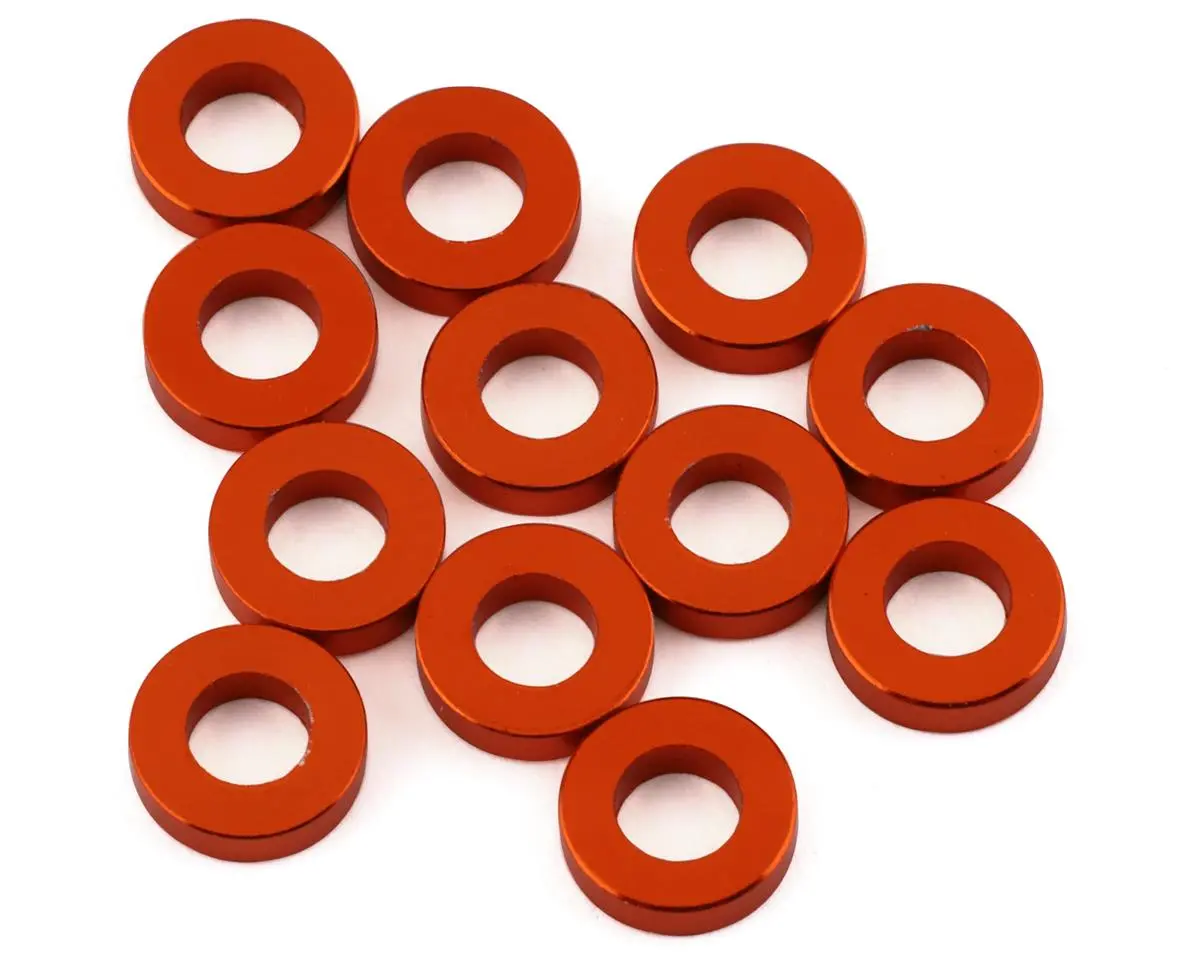 V-Force Designs 3X6x1.5Mm Ball Stud Shims (Orange) (12) 1