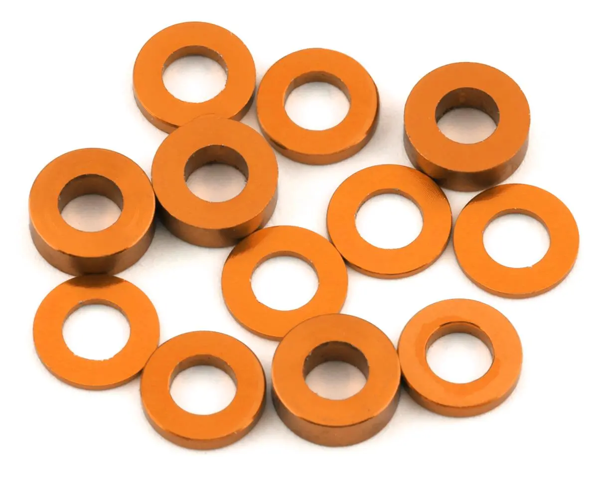 V-Force Designs 3X6mm Ball Stud Shim Set (Orange) (12) (.5, 1.0, 2.0Mm) 1