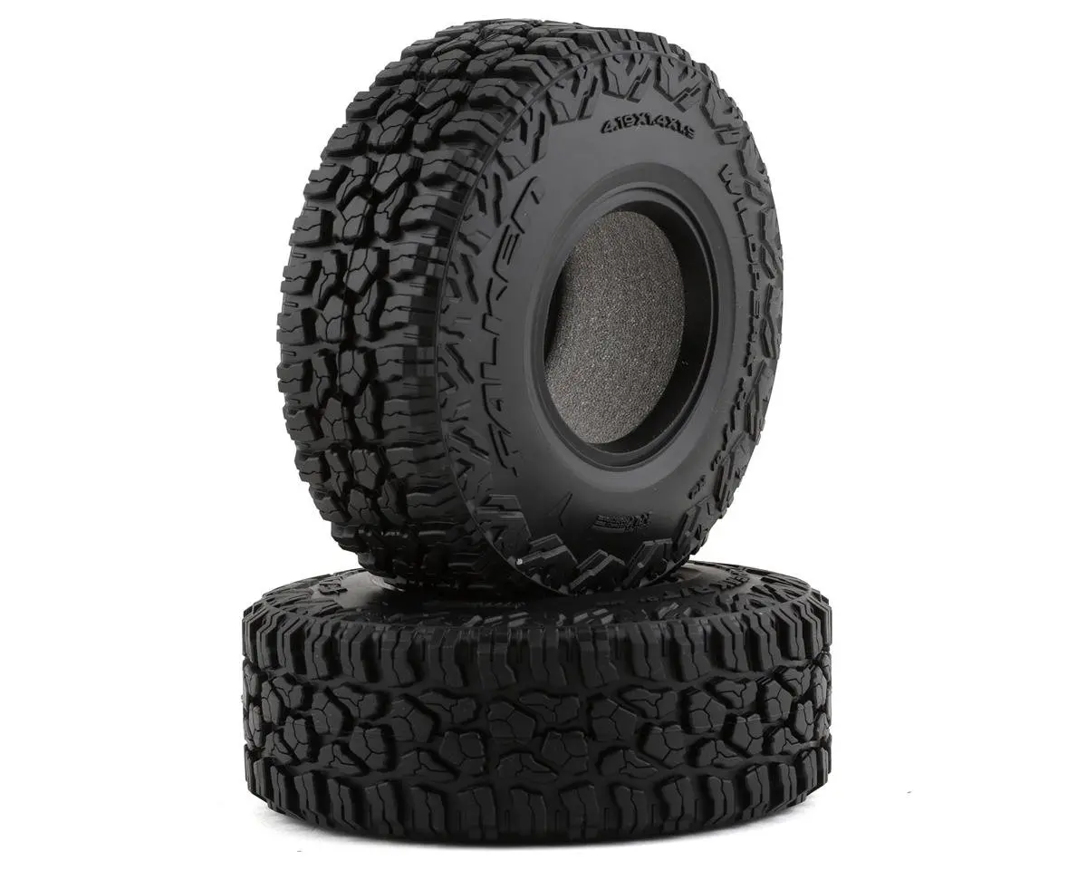 Vanquish Products Falken Wildpeak R/T 1.9" Class 1 Rock Crawler Tires (2) (Red) 1
