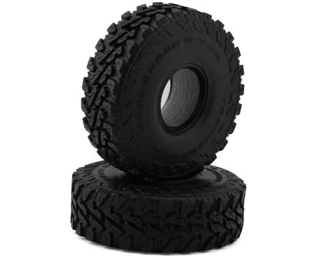 Vanquish Products Yokohama Geolandar M/T 1.9" Rock Crawler Tires (2) (Red) (Class 2 - 4.75") 1
