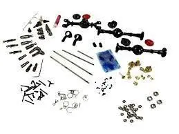 Rc-Pro Metal Upgrade Axle Set (6X6) For 1/16 Scale 1