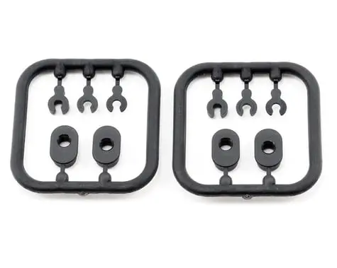 Xray Composite Eccentric Bushings/Caster Clips (2) 1