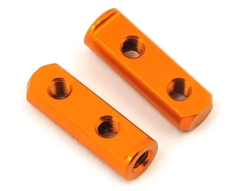 Xray X12 Aluminum Servo Mount (Orange) (2) 1