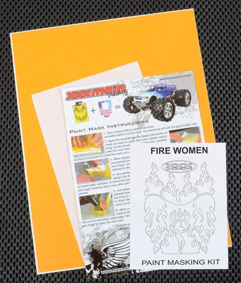 Xxx Main Racing Fire Women Paint Mask 1