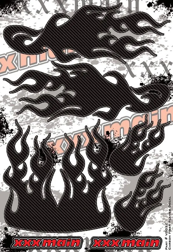 Xxx Main Racing Carbon Fiber Flames 1