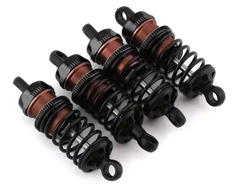 Yeah Racing Aluminum Go Big Bore Touring Shocks (Black) (4) (50Mm) 1