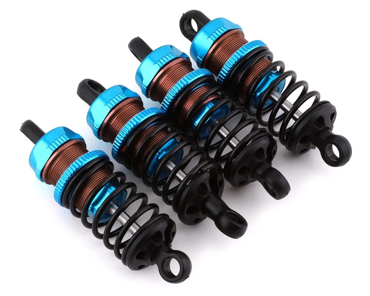 Yeah Racing Aluminum Go Big Bore Touring Shocks (Blue) (4) (55Mm) 1