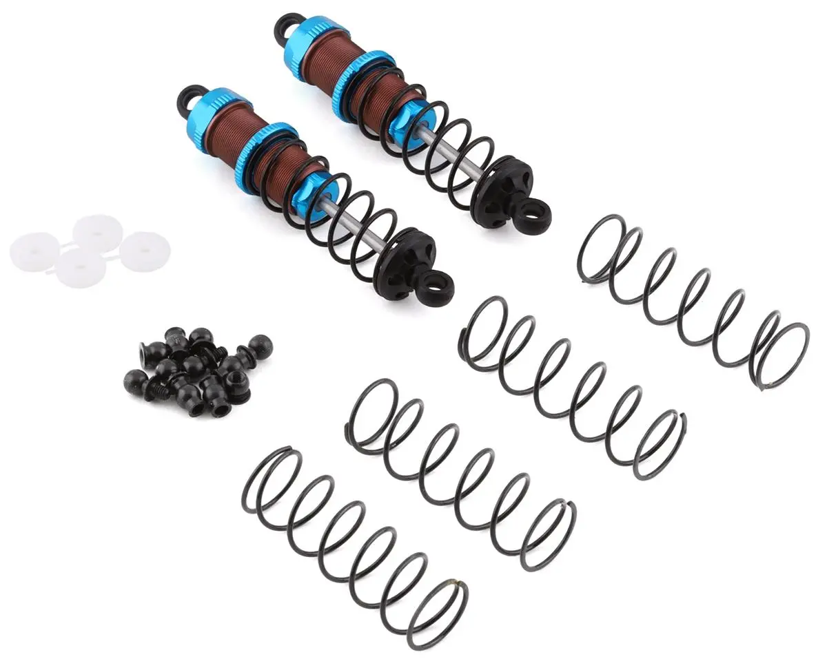 Yeah Racing Aluminum Go Big Bore Off-Road Shocks (Blue) (2) (80Mm) 1