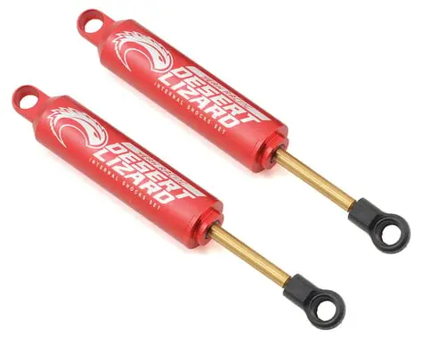 Yeah Racing Aluminum Desert Lizard Two Stage Internal Spring Shocks (Red) (2) (90Mm) 1